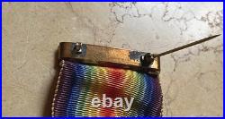 Very Rare! Ww1 U. S. Victory Medal With Original Ribbon (type 1 Wire Loop)
