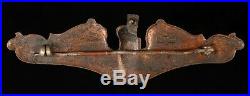 Very rare 1930's pre WWII USN Submarine Officers dolphins badge MYRGOLD