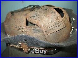 Very rare original WW2 French M39 navy helmet casque casco stahlhelm elmo