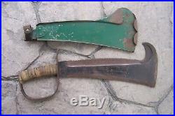 Victor Tool Co. WW2 Era Woodsman's Pal Machete Knife Tool With Original Sheath