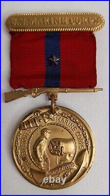 Vintage 1922 United States Marine Corps Usmc Good Conduct Medal Ww2