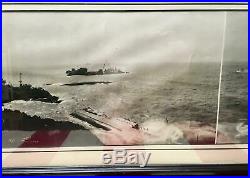 Vintage 1923 US Navy Hondo Point Disaster Panoramic Photograph Wreck Destroyers