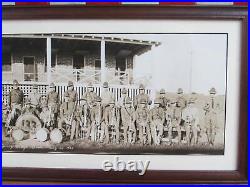 Vintage 1924 Camp Dodge Iowa 133rd Infantry Panoramic Photograph National Guard
