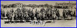 Vintage 1924 Panoramic Photo Fort Sam Houston Texas 15th Field Artillery Ft 47