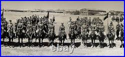 Vintage 1924 Panoramic Photo Fort Sam Houston Texas 15th Field Artillery Ft 47