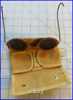 Vintage 1927 Nicaragua Managua US Marine Aviators Sun Glasses Goggles USMC