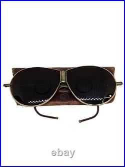Vintage 1930s US Air Corps Type Aviator Sunglasses Looped Arms Single Nose Grip