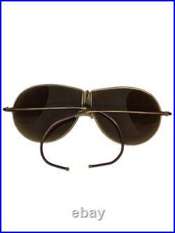 Vintage 1930s US Air Corps Type Aviator Sunglasses Looped Arms Single Nose Grip