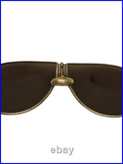 Vintage 1930s US Air Corps Type Aviator Sunglasses Looped Arms Single Nose Grip