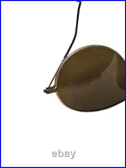 Vintage 1930s US Air Corps Type Aviator Sunglasses Looped Arms Single Nose Grip Vintage 1930s US Air Corps Type Aviator Sunglasses Looped Arms Single Nose Grip