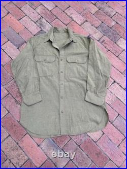 Vintage 1934 CCC Shirt With Patch Iowa Bead Lake Project NRA Tag