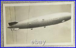 Vintage 1936 4 1/2 x 2 3/4 Original Photo Hindenburg Zeppelin German Airship