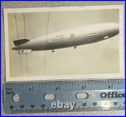 Vintage 1936 4 1/2 x 2 3/4 Original Photo Hindenburg Zeppelin German Airship