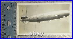 Vintage 1936 4 1/2 x 2 3/4 Original Photo Hindenburg Zeppelin German Airship