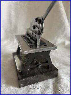 Vintage 1938 DWM Germany Arms Factory Presentation Metal Machine Model RARE