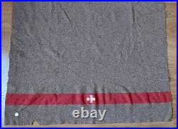 Vintage 1938 before the WW2 Authentic Swiss Army Wool Blanket, original