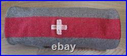 Vintage 1938 before the WW2 Authentic Swiss Army Wool Blanket, original