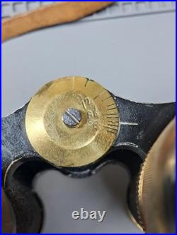 Vintage 8x30 Binoculars, Interwar Period 1919-1938, European Field Brass with Case