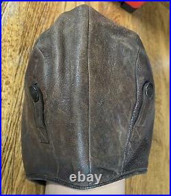 Vintage AG Spalding &Bros. 1920s Army Flyers Leather Helmet Model 1900 USAS