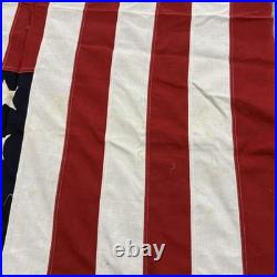 Vintage American Flag 48 Star 40x80 USA Banner Antique Patriotic Decor Pre 1959