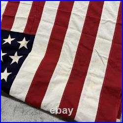 Vintage American Flag 48 Star 40x80 USA Banner Antique Patriotic Decor Pre 1959