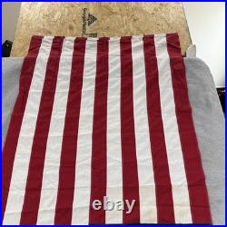 Vintage American Flag 48 Star 40x80 USA Banner Antique Patriotic Decor Pre 1959