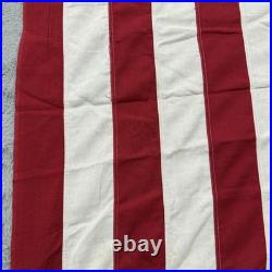 Vintage American Flag 48 Star 40x80 USA Banner Antique Patriotic Decor Pre 1959