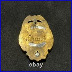 Vintage Assistant Chief Police Obsolete Badge St Petersburg Virginia FC Beasley