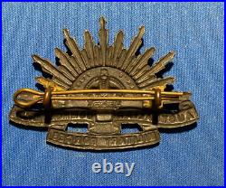 Vintage Australian Commonwealth Military Forces Pin Badge