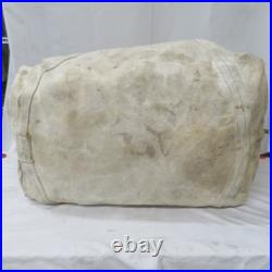 Vintage Aviator Kit Bag Talon Zipper Military Canvas Bag Tote