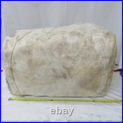 Vintage Aviator Kit Bag Talon Zipper Military Canvas Bag Tote