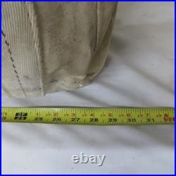 Vintage Aviator Kit Bag Talon Zipper Military Canvas Bag Tote Vintage Aviator Kit Bag Talon Zipper Military Canvas Bag Tote