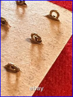 Vintage BALL BUTTONS (West Point USMA) Made in Engand Lot of 24 on Card NOS