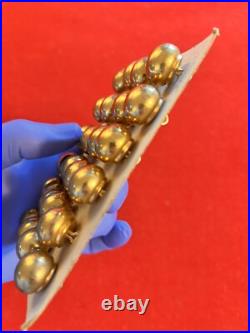 Vintage BALL BUTTONS (West Point USMA) Made in Engand Lot of 24 on Card NOS