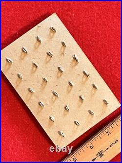 Vintage BALL BUTTONS (West Point USMA) Made in Engand Lot of 24 on Card NOS