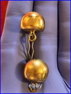 Vintage BALL BUTTONS (West Point USMA) Made in Engand Lot of 24 on Card NOS