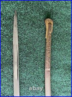 Vintage Bolivian army officer sword 35
