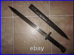 Vintage Czech Vz24 bayonet with scabbard