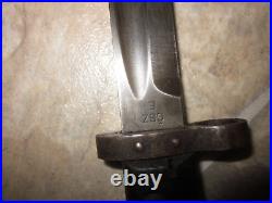 Vintage Czech Vz24 bayonet with scabbard