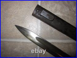 Vintage Czech Vz24 bayonet with scabbard