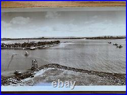 Vintage France Field Colon, Panama Canal Zone Panoramic Photo Photograph