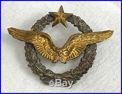 Vintage French Air Force Pilots Badge Serialized