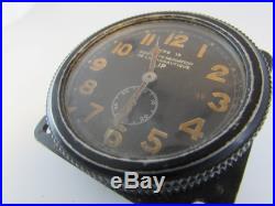 Vintage LIP Type 15 French military aircraft Military Cockpit Dash rare Clock