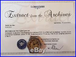 Vintage Longines 1943 cal. 12.68Z WWII military watch Extract from the Archives