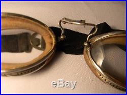 Vintage Meyrowitz Luxor No 6 Aviation/Motorsport Goggles with Original Tin Case