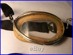 Vintage Meyrowitz Luxor No 6 Aviation/Motorsport Goggles with Original Tin Case