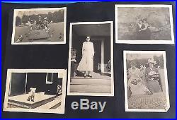 Vintage PHOTO ALBUM 260+ PHOTOGRAPHS 1910's-30's MILITARY CARS SHIPS & MORE