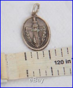 Vintage Pendant Israel 1949 First Independence Day Silver 900