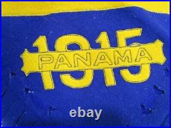 Vintage U. S. Navy 1914-1915 Vera Cruz Panama Felt Fringed Pillow Cover