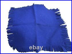 Vintage U. S. Navy 1914-1915 Vera Cruz Panama Felt Fringed Pillow Cover